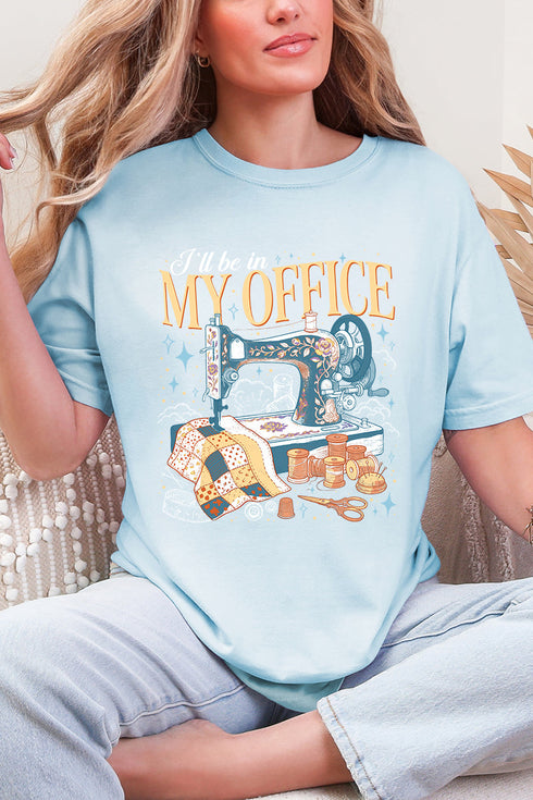 In My Office Sewing Comfort Colors Adult Ring-Spun Cotton Tee