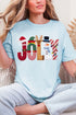 Christmas Characters Jolly Comfort Colors Adult Ring-Spun Cotton Tee