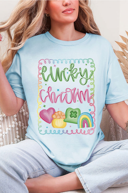 Lucky And Cute Comfort Colors Adult Ring-Spun Cotton Tee