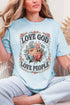 Old Garden Love God Comfort Colors Adult Ring-Spun Cotton Tee