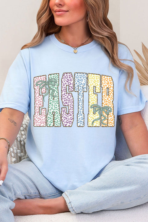 Pastel Easter Coquette Comfort Colors Adult Ring-Spun Cotton Tee