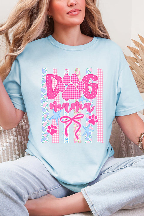 Pawfectly Pink Dog Mama Comfort Colors Adult Ring-Spun Cotton Tee
