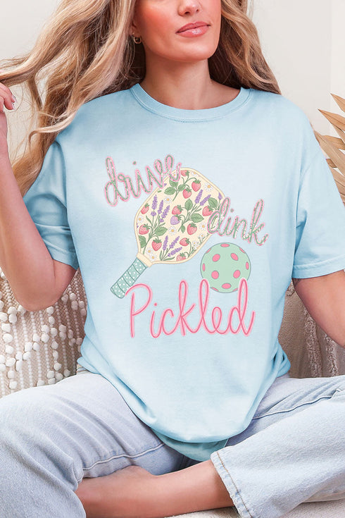 Pretty Drive Dink Pickled Pink Comfort Colors Adult Ring-Spun Cotton Tee