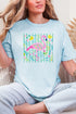 Flamingo Coastal Garden Comfort Colors Adult Ring-Spun Cotton Tee
