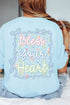 Spring Coquette Bless Your Heart Front & Back Comfort Colors Adult Ring-Spun Cotton Tee