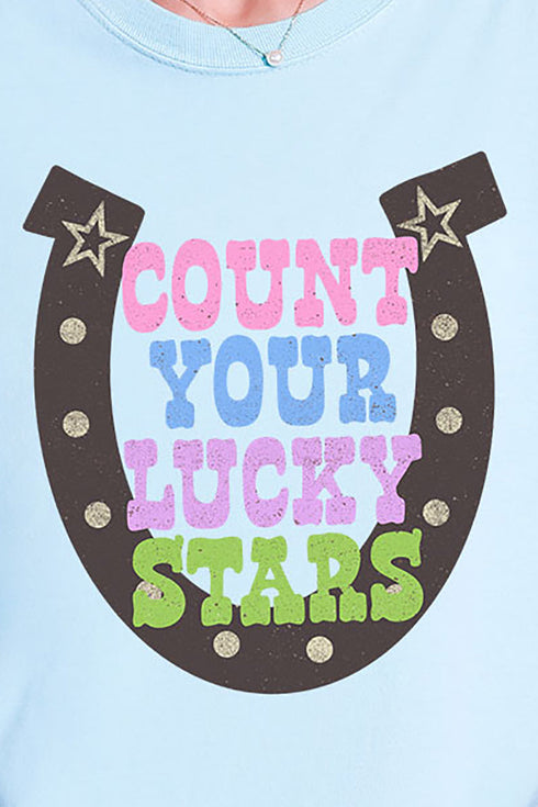 Count Your Lucky Stars Comfort Colors Adult Ring-Spun Cotton Tee
