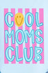 Striped Happy Cool Moms Club Comfort Colors Adult Ring-Spun Cotton Tee