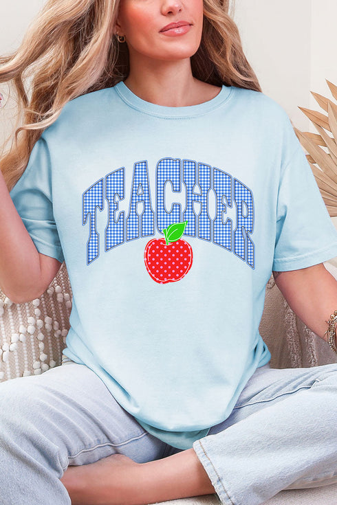 Sweet Apple Teacher Comfort Colors Adult Ring-Spun Cotton Tee