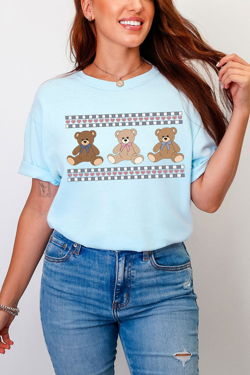 Tiny Teddy Trio Comfort Colors Adult Ring-Spun Cotton Tee