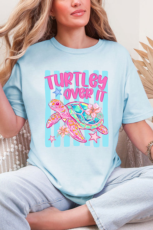 Turtley Over It Comfort Colors Adult Ring-Spun Cotton Tee