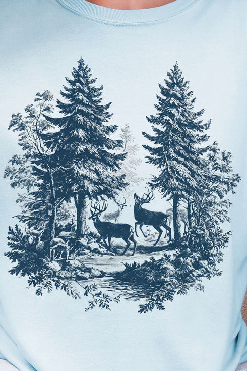 Woodland Buck Comfort Colors Adult Ring-Spun Cotton Tee