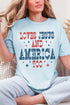 Retro Loves Jesus & America Too Comfort Colors Adult Ring-Spun Cotton Tee