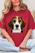 Faux Yarn Beagle Comfort Colors Adult Ring-Spun Cotton Tee