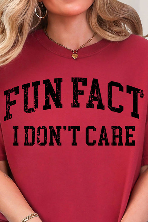 Distressed Fun Fact Comfort Colors Adult Ring-Spun Cotton Tee