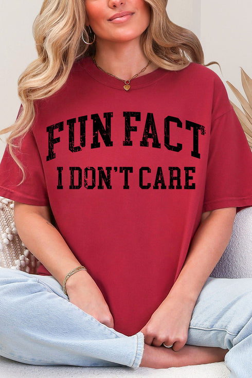 Distressed Fun Fact Comfort Colors Adult Ring-Spun Cotton Tee