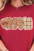 Lace Autumn Amen Comfort Colors Adult Ring-Spun Cotton Tee