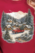 Snowfall On Main Street Comfort Colors Adult Ring-Spun Cotton Tee