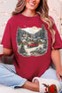 Snowfall On Main Street Comfort Colors Adult Ring-Spun Cotton Tee