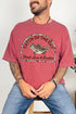 Hook Line & Sinker Brown Comfort Colors Adult Ring-Spun Cotton Tee