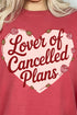 Lover Of Cancelled Plans Comfort Colors Adult Ring-Spun Cotton Tee