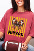 Personalized Yellow Gold Varsity Bow Comfort Colors Adult Ring-Spun Cotton Tee *Enter Mascot Name