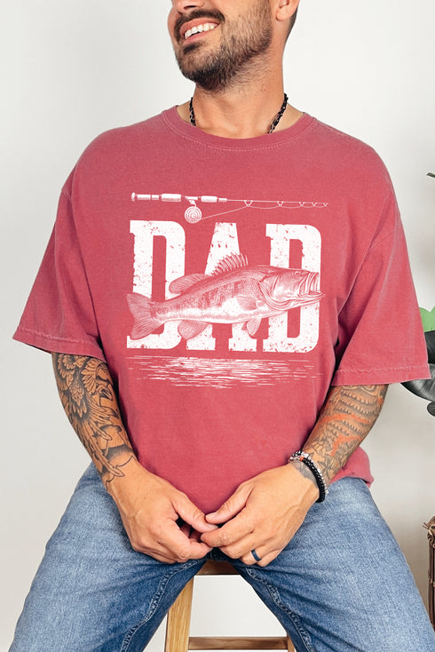 Reel Great Dad Comfort Colors Adult Ring-Spun Cotton Tee