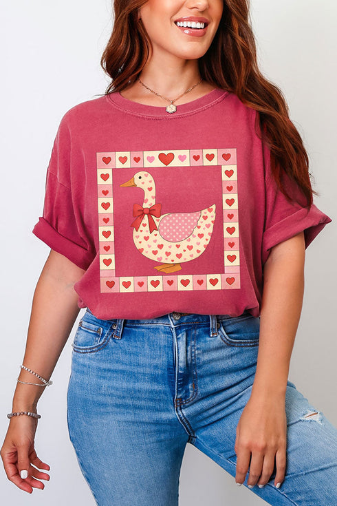 Sweetheart Goose Comfort Colors Adult Ring-Spun Cotton Tee