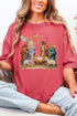 The Painted Nativity Scene Comfort Colors Adult Ring-Spun Cotton Tee
