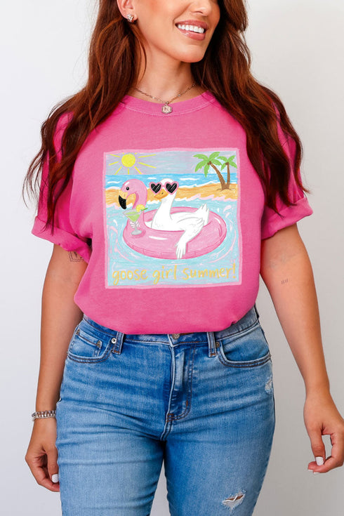 Goose Girl Summer Comfort Colors Adult Ring-Spun Cotton Tee