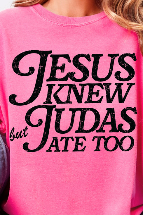 Jesus Knew Comfort Colors Adult Ring-Spun Cotton Tee