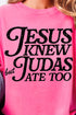 Jesus Knew Comfort Colors Adult Ring-Spun Cotton Tee