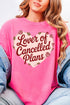 Lover Of Cancelled Plans Comfort Colors Adult Ring-Spun Cotton Tee