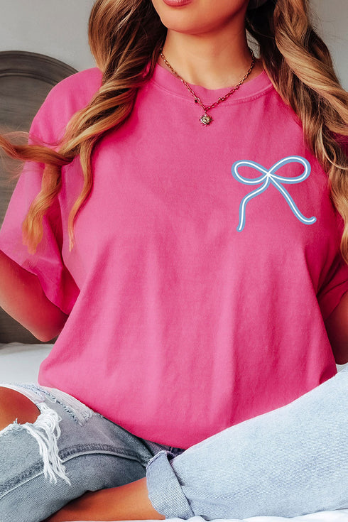 Spring Coquette Bless Your Heart Front & Back Comfort Colors Adult Ring-Spun Cotton Tee