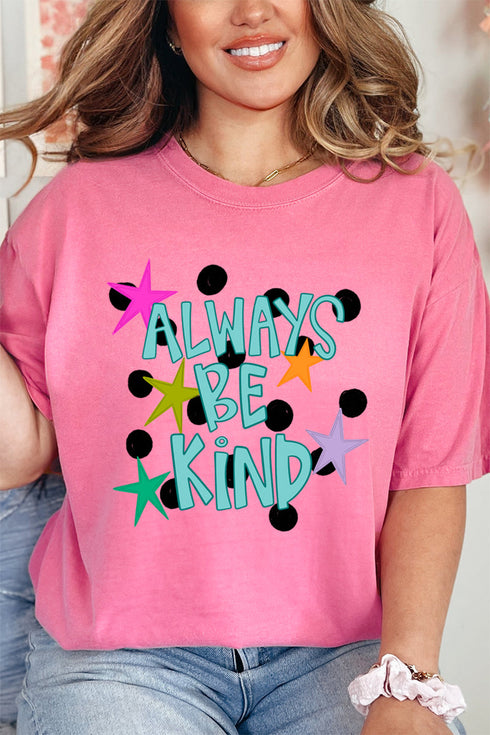 Stars Always Be Kind Comfort Colors Adult Ring-Spun Cotton Tee