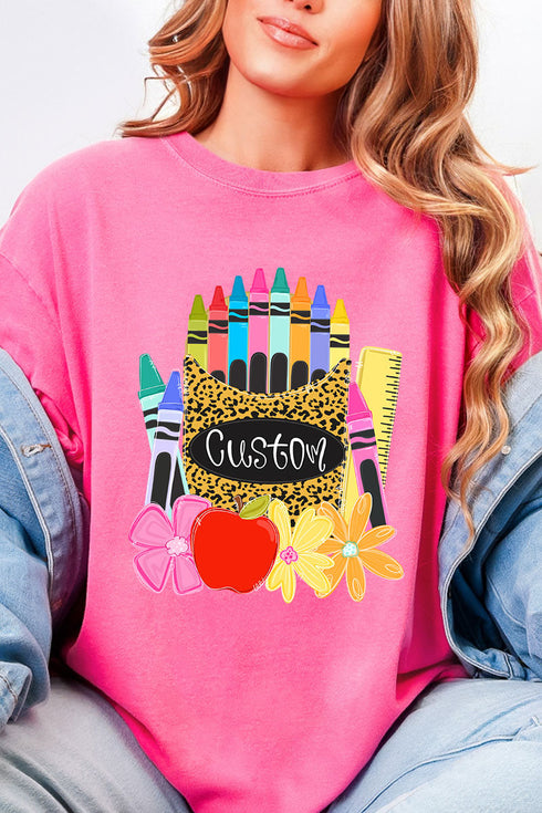 Personalized Teaching In Full Color Comfort Colors Adult Ring-Spun Cotton Tee *Enter Your Name