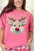 The Colorful Painted Deer Comfort Colors Adult Ring-Spun Cotton Tee