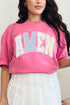 Garden Gingham Amen Comfort Colors Adult Ring-Spun Cotton Tee