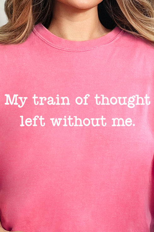 Train Of Thought Comfort Colors Adult Ring-Spun Cotton Tee