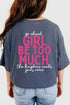 Esther Go Ahead Girl Full Front & Back Design Comfort Colors Adult Ring-Spun Cotton Tee