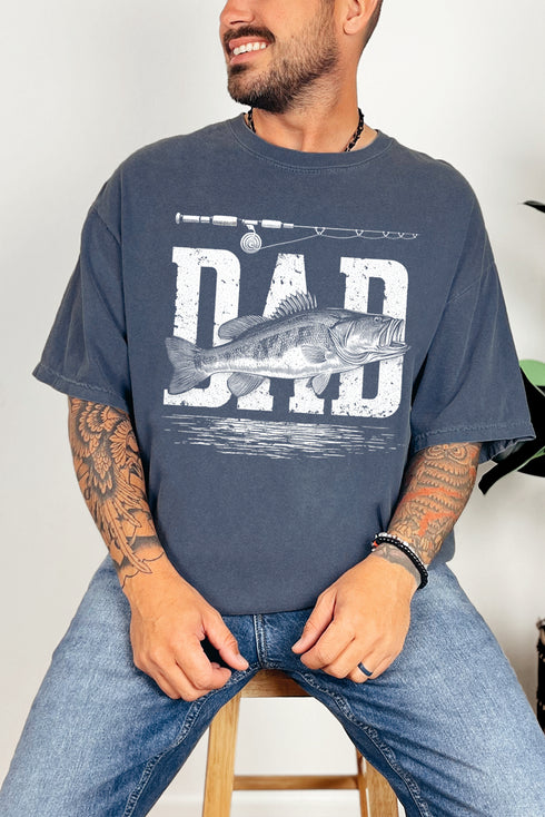 Reel Great Dad Comfort Colors Adult Ring-Spun Cotton Tee