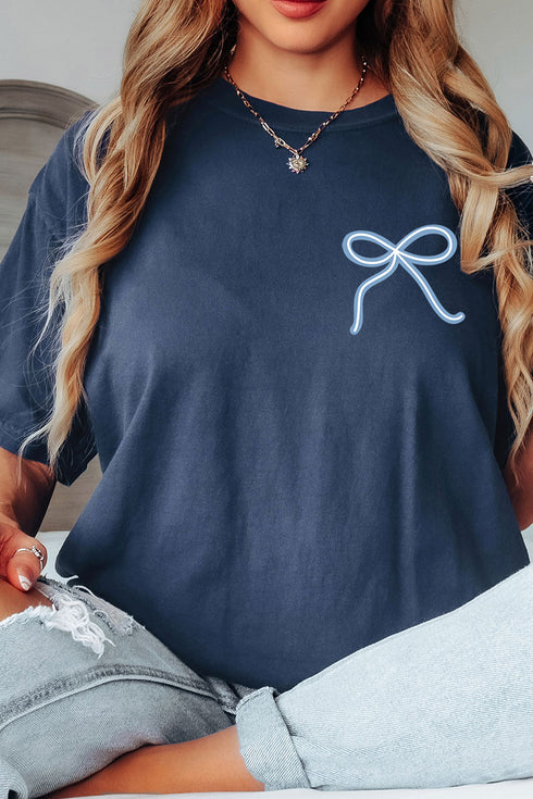 Spring Coquette Bless Your Heart Front & Back Comfort Colors Adult Ring-Spun Cotton Tee