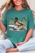 Faux Yarn Winter Mallard Comfort Colors Adult Ring-Spun Cotton Tee