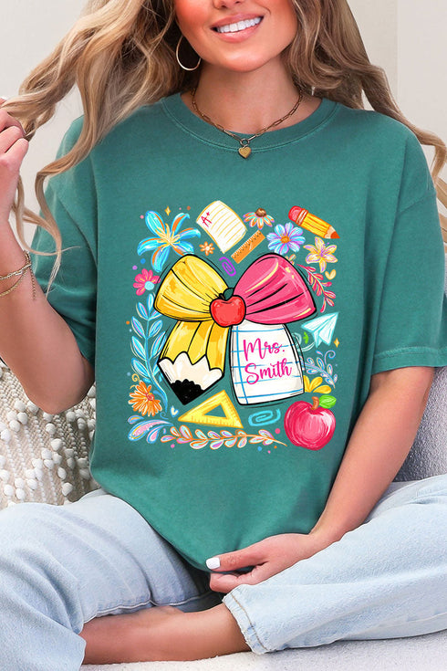 Personalized Sweet School Days Comfort Colors Adult Ring-Spun Cotton Tee
