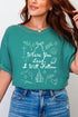 Where You Lead, I Will Follow Comfort Colors Adult Ring-Spun Cotton Tee