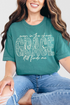White Grace In Bloom Comfort Colors Adult Ring-Spun Cotton Tee