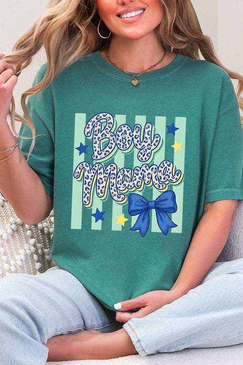 Wild Ones Boy Mama Comfort Colors Adult Ring-Spun Cotton Tee