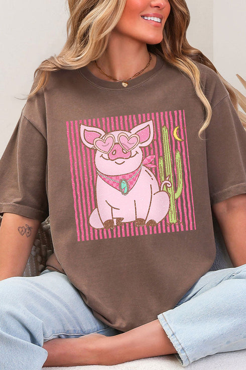 Desert Diva Piggy Comfort Colors Adult Ring-Spun Cotton Tee