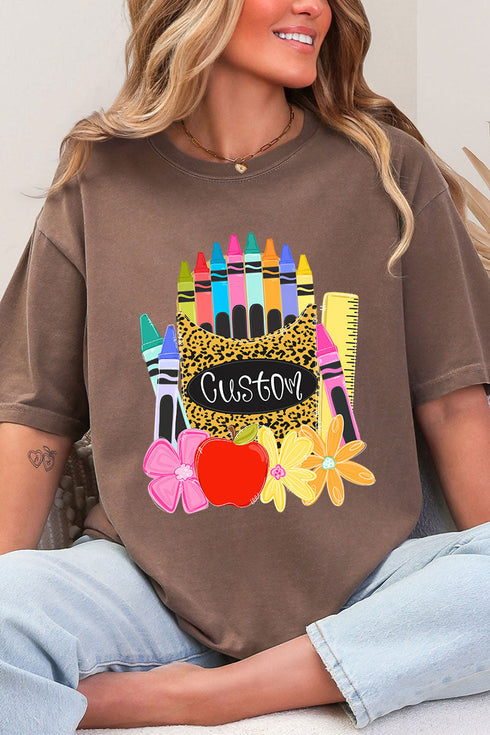 Personalized Teaching In Full Color Comfort Colors Adult Ring-Spun Cotton Tee *Enter Your Name