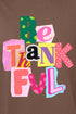 Bold Be Thankful Comfort Colors Adult Ring-Spun Cotton Tee