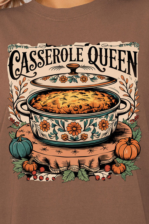 Casserole Queen Comfort Colors Adult Ring-Spun Cotton Tee